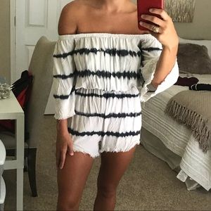 SHOP RIFFRAFF: off the shoulder romper